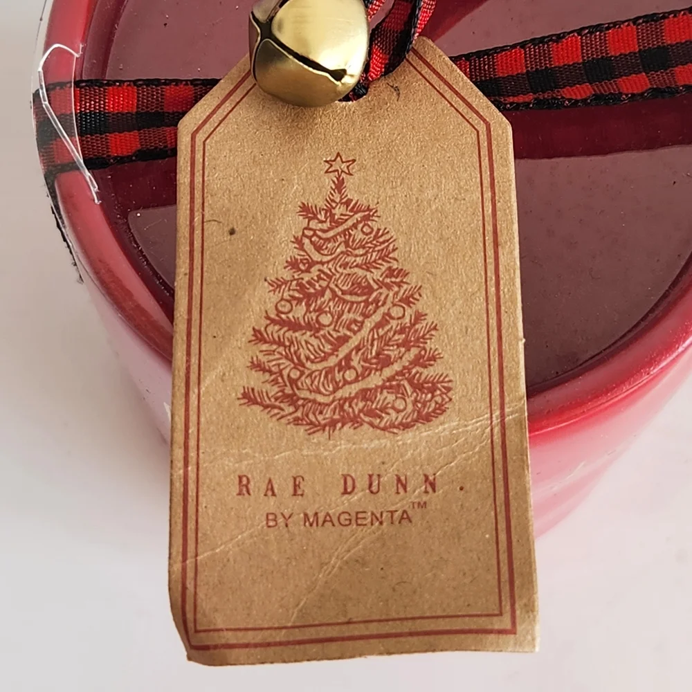 Rae Dunn by Magenta Log Fire Christmas Candle  13.2 oz